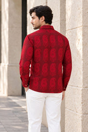Red Bagh Printed Full Sleeve Men's Cotton Shirt 10075450