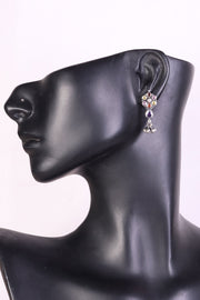 Multi Stone Oxidised Earring With Ghungroo 10071262