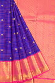 Purple Korvai Kanjivaram Silk Saree 10070641