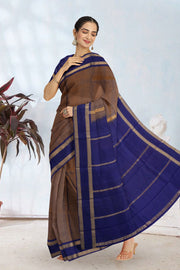 Brown Kanjivaram Pure Silk Saree 10076082