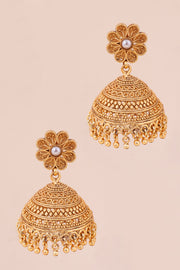 Gold Plated Jhumka Earring