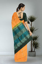 Butterscotch Orange Handloom Kanjivaram Soft Silk Saree 10063246