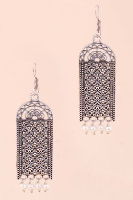 Oxidised Hoop Earning