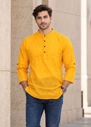 Mid Length Kurtas For Men