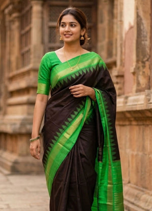 Kanjivaram Korvai Saree