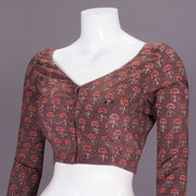 Ajrakh Printed Cotton Blouse - Avishya 