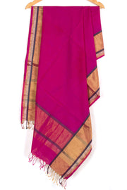 Pink Handloom Maheshwari Silk Cotton Dupatta 10062945