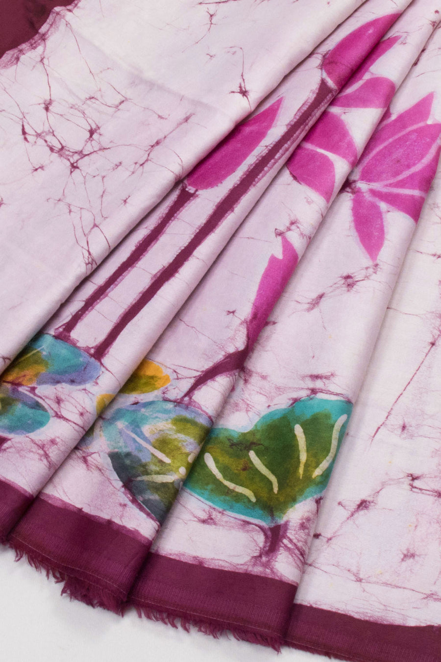 Batik Printed Cotton Blouse Material - 10063015