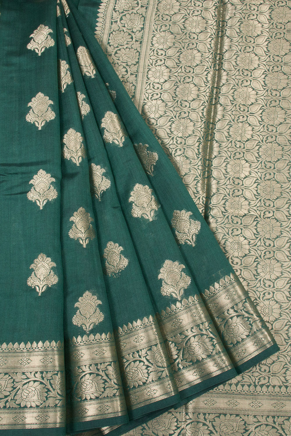 Castleton Green Handloom Banarasi Chiniya Silk Saree  10063230Castleton Green Handloom Banarasi Chiniya Silk Saree  10063230