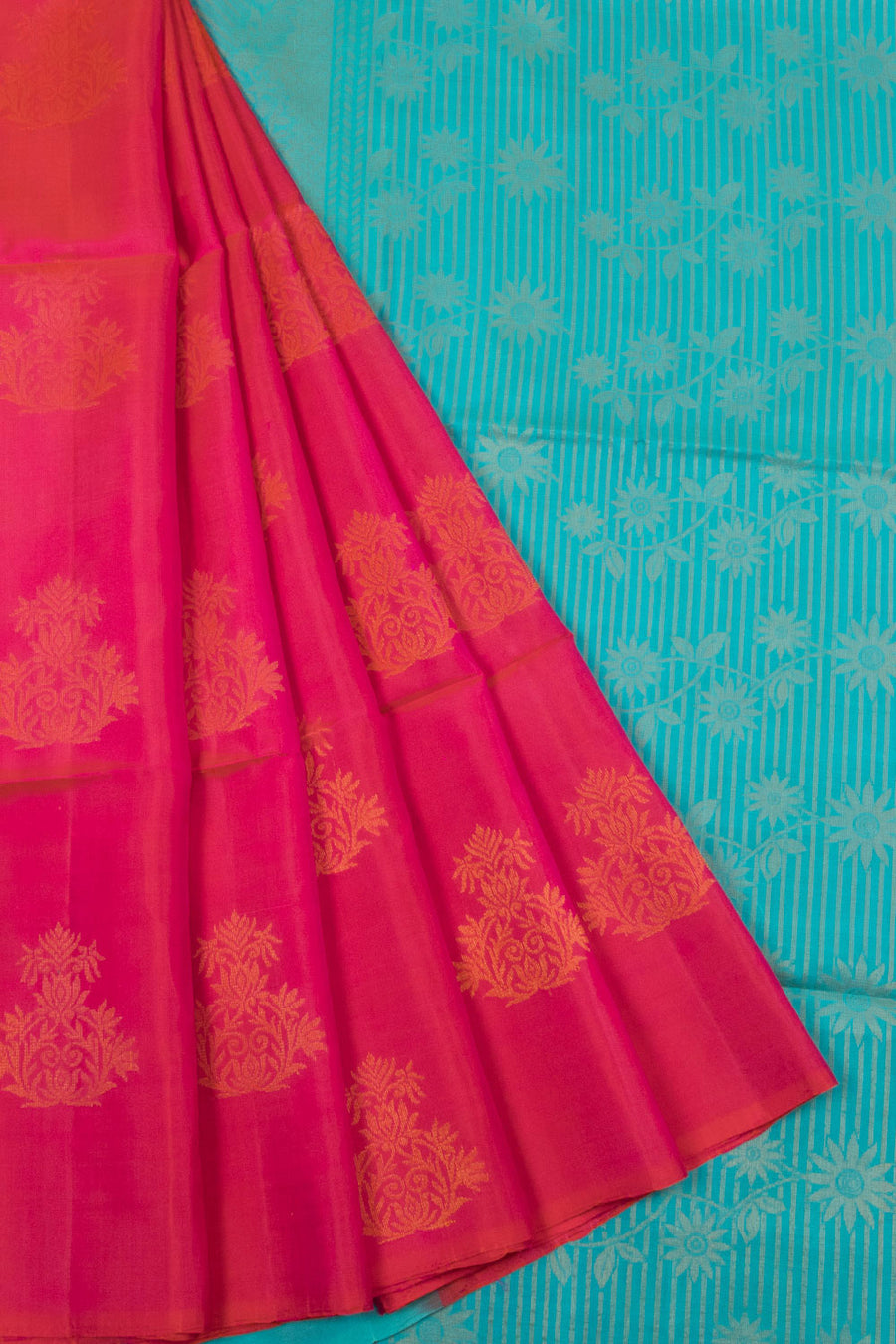 Pink Handloom Kanjivaram Soft Silk Saree 10063297