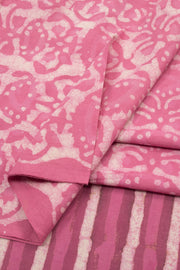 Pink Dabu Printed Cotton Salwar Suit Material - Avishya