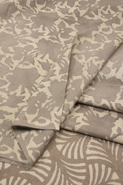 Grey Dabu Printed Cotton Salwar Suit Material  - Avishya