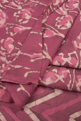 Pink Dabu Printed Cotton Salwar Suit Material 10063706