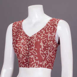 Rosewood Pink Tussar Silk Blouse 10064277