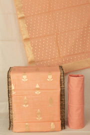 Orange Banarasi Silk Salwar Suit Material 10064564