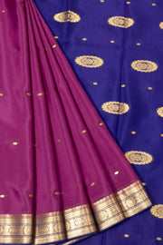 Pink Mysore Crepe Silk Saree 10064645