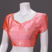 Orange Banarasi Silk Blouse - Avishya