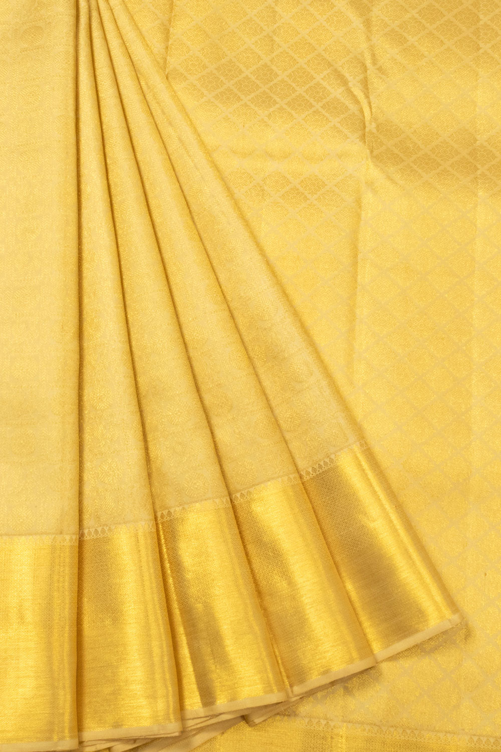 Sandalwood Gold Bridal Kanjivaram Silk Saree - Avishya