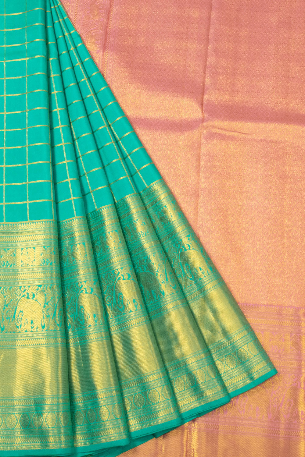 Blue Handloom  Kanjivaram Silk Saree - Avishya