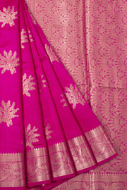 Pink Handloom Banarasi Chiniya Silk Saree 10065489