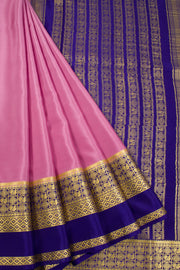Pink Mysore Crepe Silk Saree 10065824