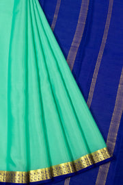 Green Mysore Crepe Silk Saree - Avishya