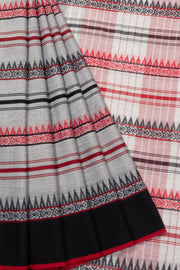 Black Handloom Dhaniakhali Cotton Saree - Avishya