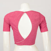 Pink Handwoven Cotton Blouse - Avishya