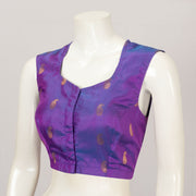 Blue Kanjivaram Silk Blouse - Avishya