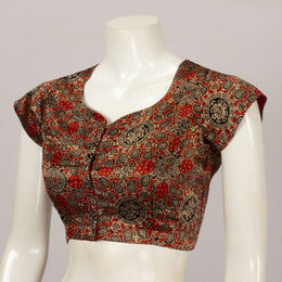 Maroon Banarasi Silk Cotton Blouse - Avishya