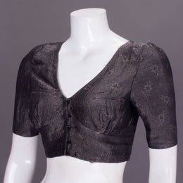 Dark Grey Georgette Blouse - Avishya 