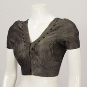 Dark Grey Georgette Blouse - Avishya