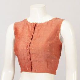 Brown Banarasi Georgette Blouse - Avishya