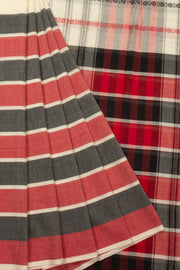 Multi Colour Handloom Dhaniakhali Cotton Saree - Avishya