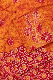 Orange Batik Printed Co-ord Set 10066216