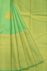 Green Handloom Kanjivaram Silk Saree  - Avishya