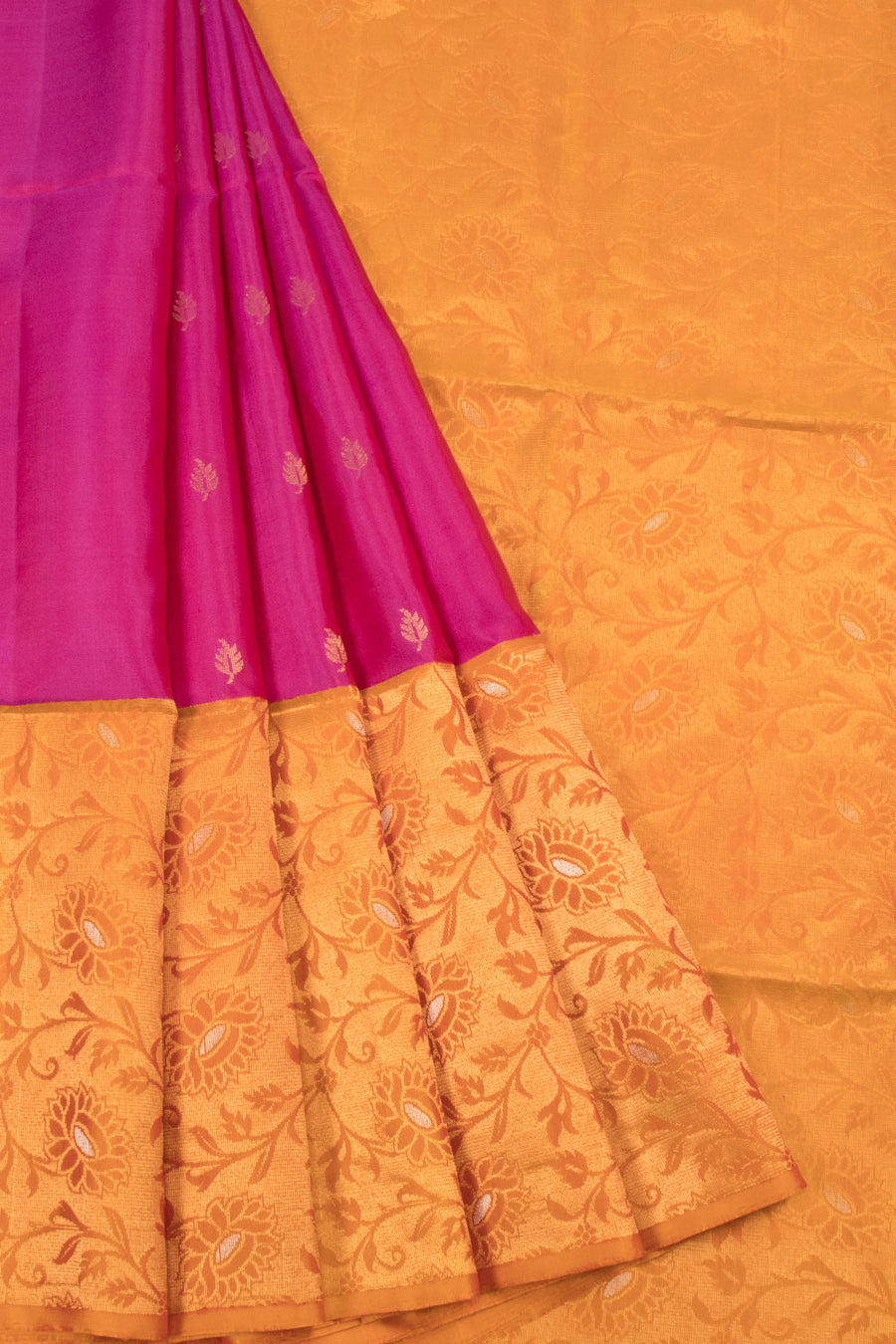 Pink Handloom Kanjivaram Soft Silk Saree  - Avishya