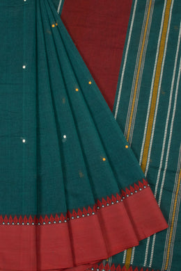 Green Begampuri Cotton Sarees - Avishya