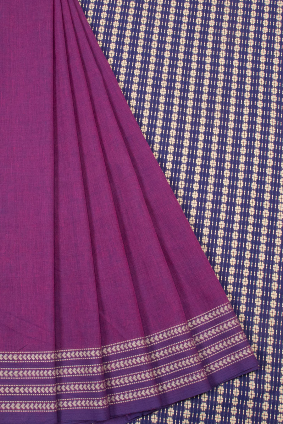 Purple Begampuri Cotton Sarees - Avishya