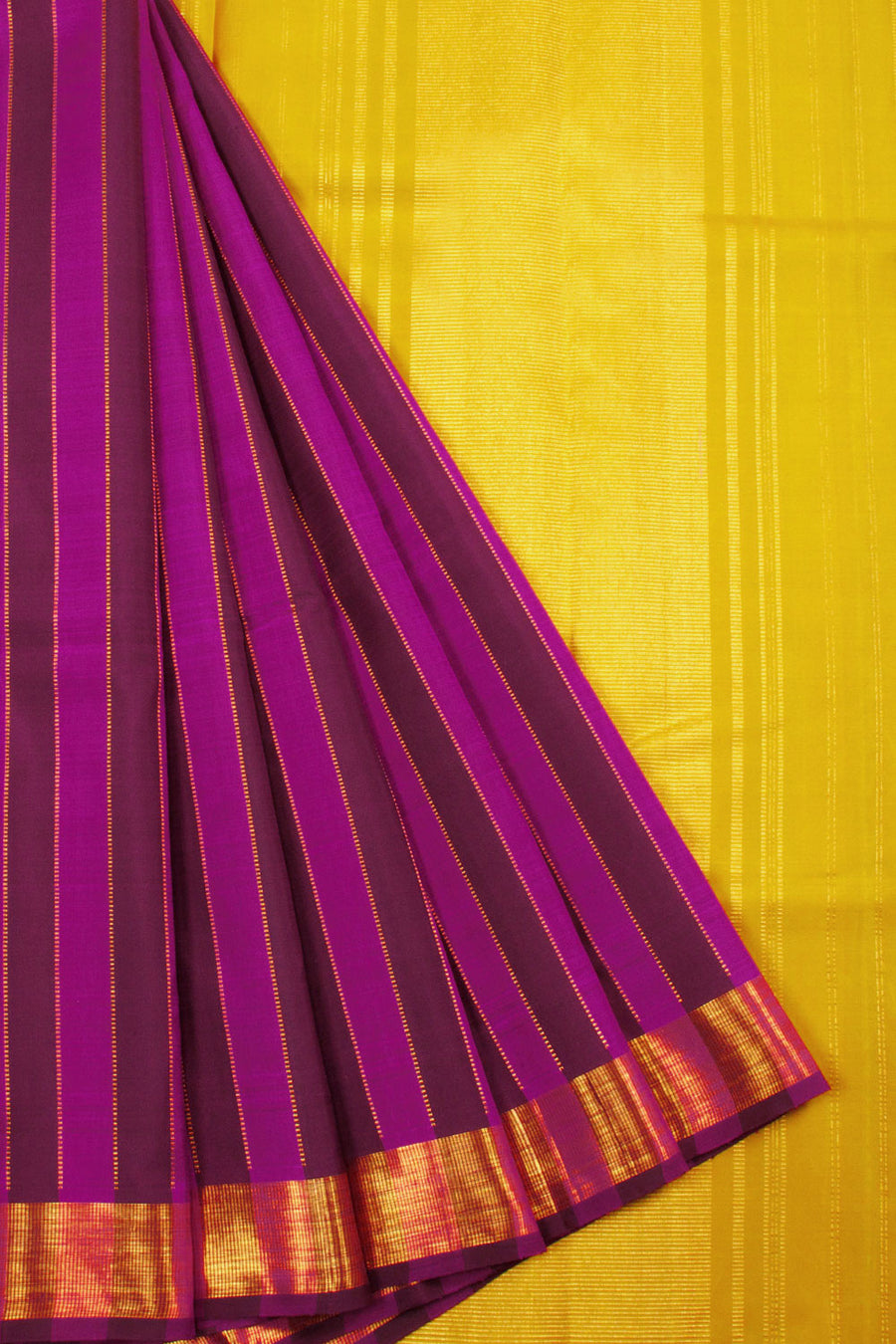 Purple Kanjivaram Silk Saree - Avishya