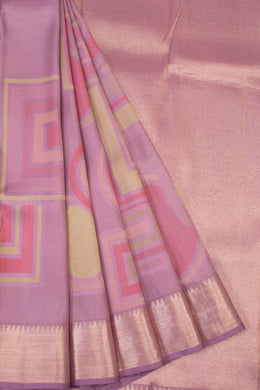 Purple Bridal Handloom Kanjivaram Silk Saree - Avishya