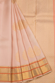 Beige Handloom Kanjivaram silk saree  - Avishya