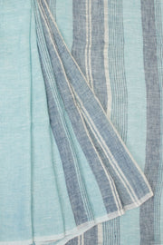 Blue  Bengal Cotton Saree - Avishya