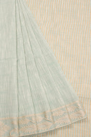 Grey Bengal Cotton Saree  - Avishya