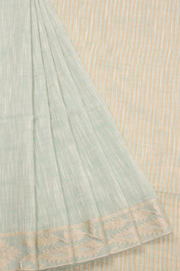 Grey Bengal Cotton Saree  - Avishya