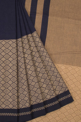 Blue Bengal Cotton Saree