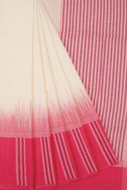 Beige Bengal Cotton Saree - Avishya