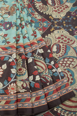 Printed Malai Cotton Kalamkari Saree - Avishya