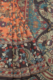 Printed Malai Cotton Kalamkari Saree  - Avishya