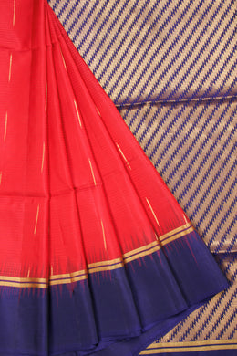 Red Kanjivaram Soft Silk Saree - Avishya